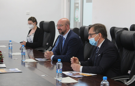 EU Council President Charles Michel’s visit to ZAMRA’s National Medicines Quality Control Laboratory